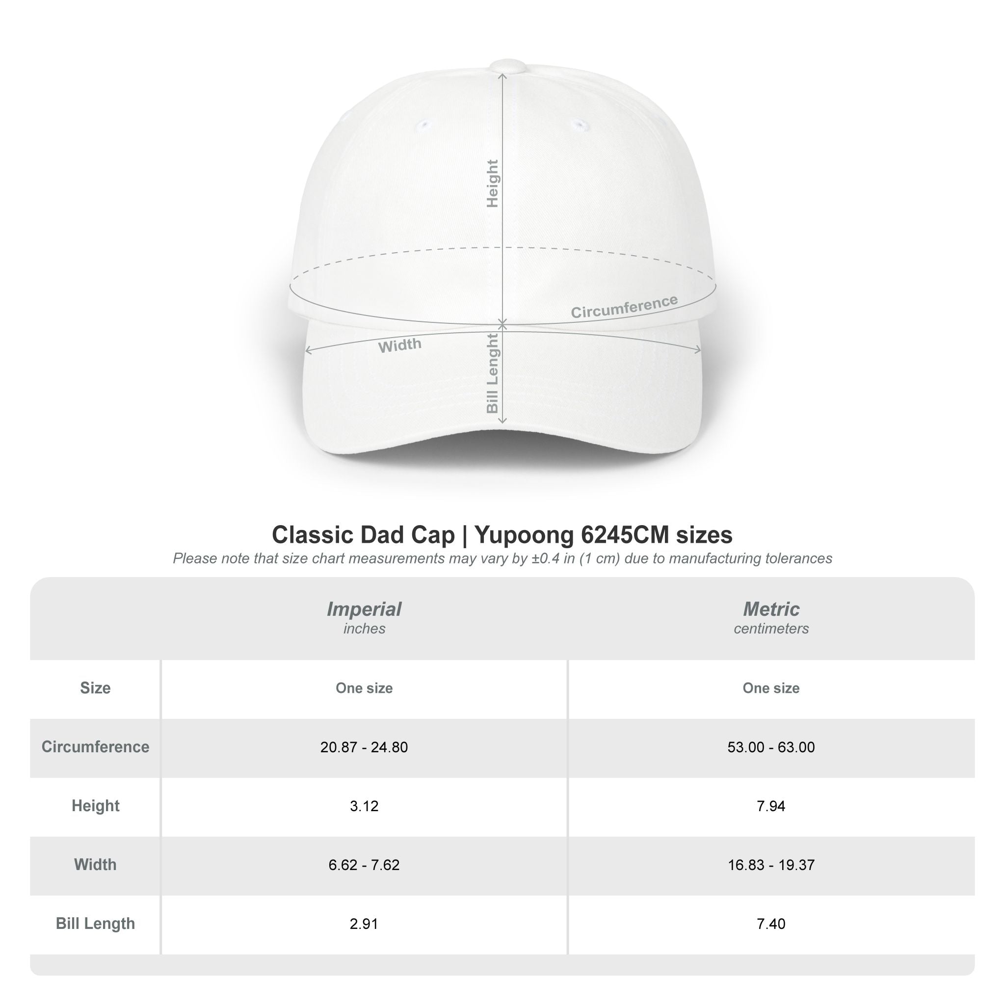 Pomelia Dad Cap - Embroidered Cotton Hat