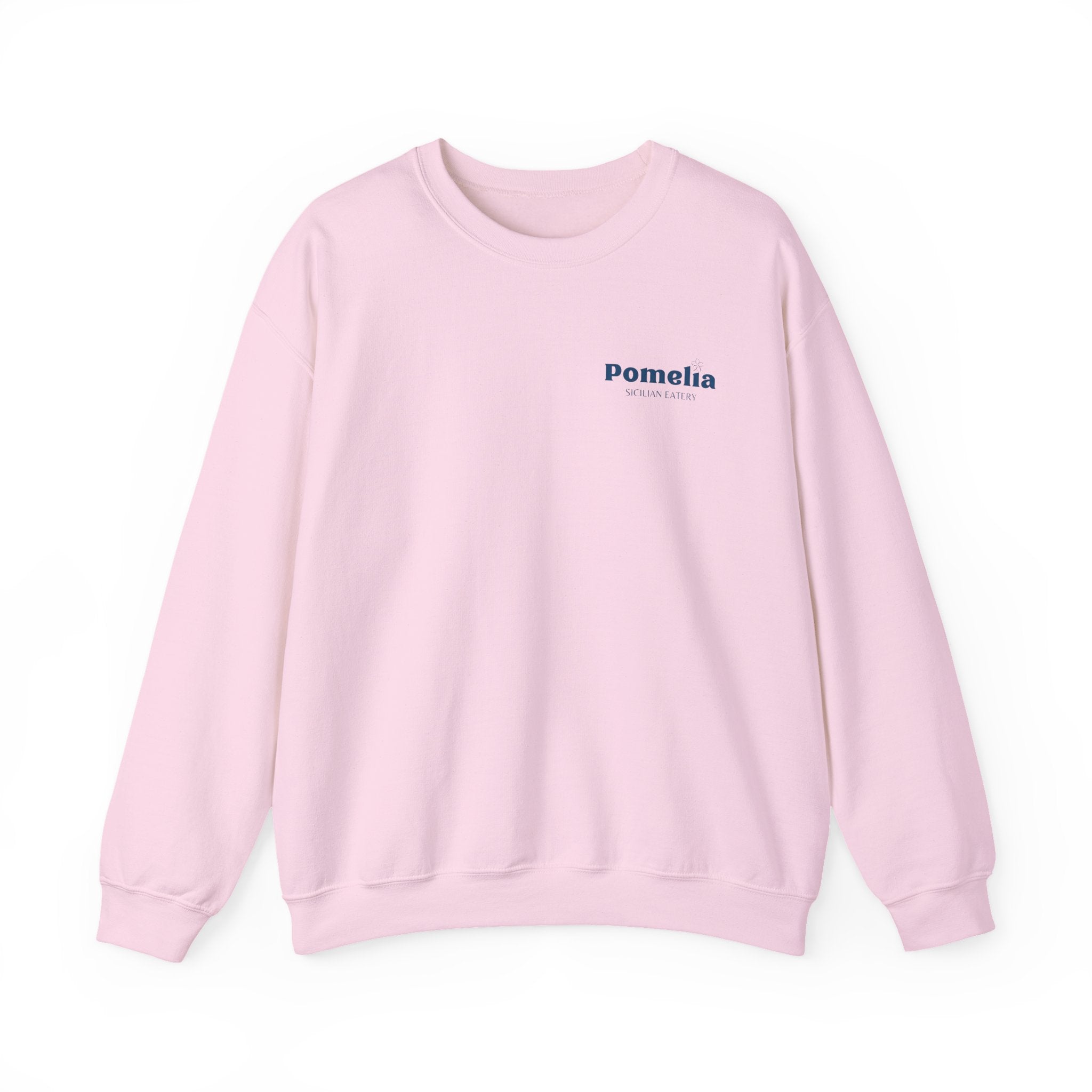 Crewneck Sweatshirt — "Unwind the Sicilian Way" Pomelia Graphic