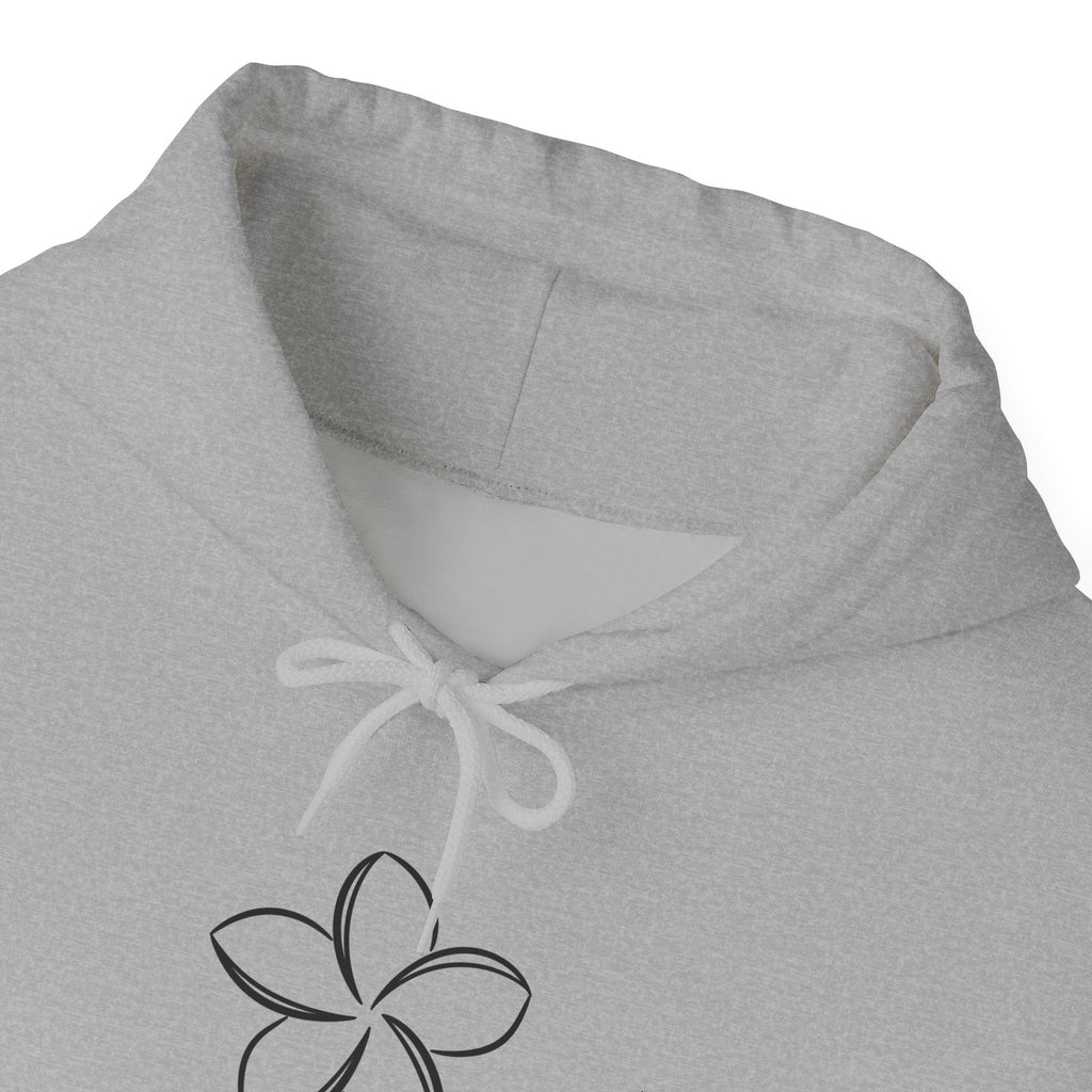 Pomelia Floral Hoodie — Minimal Flower Logo Sweatshirt