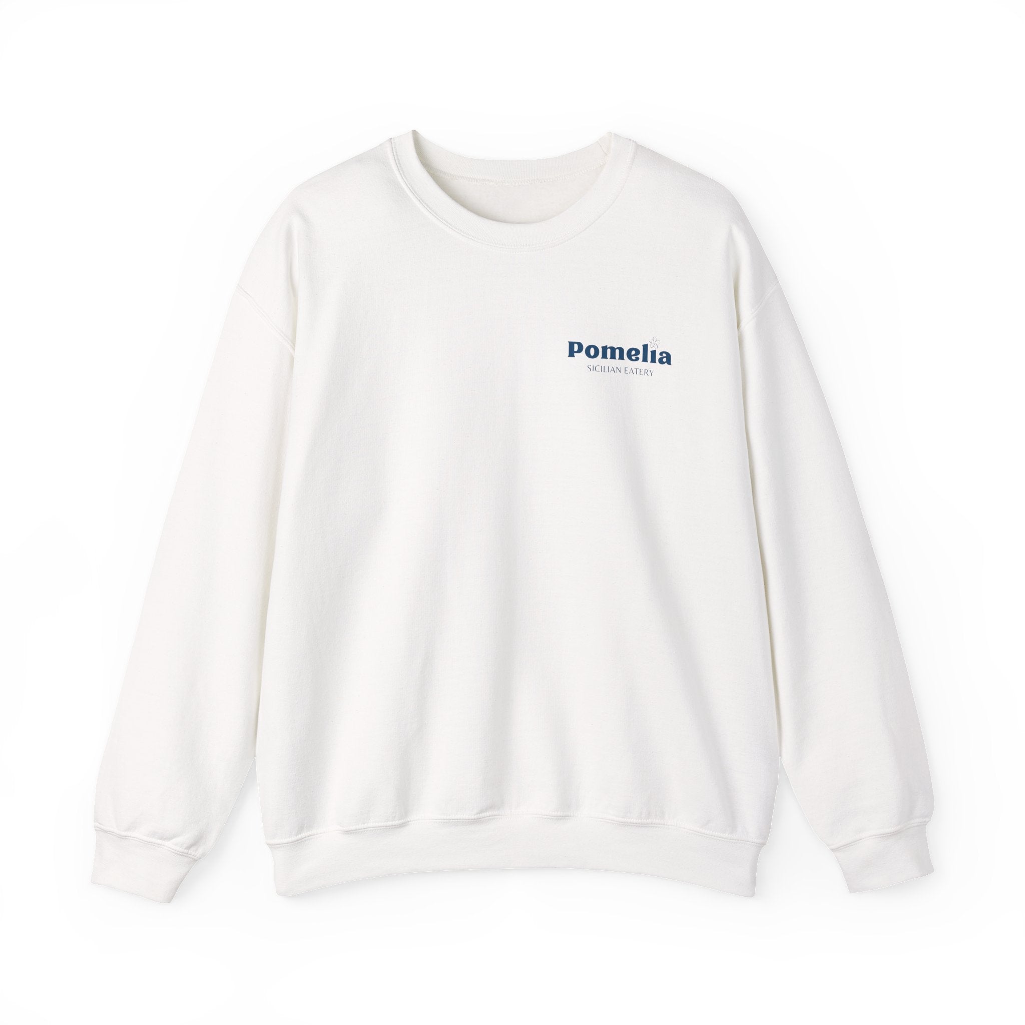 Crewneck Sweatshirt — "Unwind the Sicilian Way" Pomelia Graphic