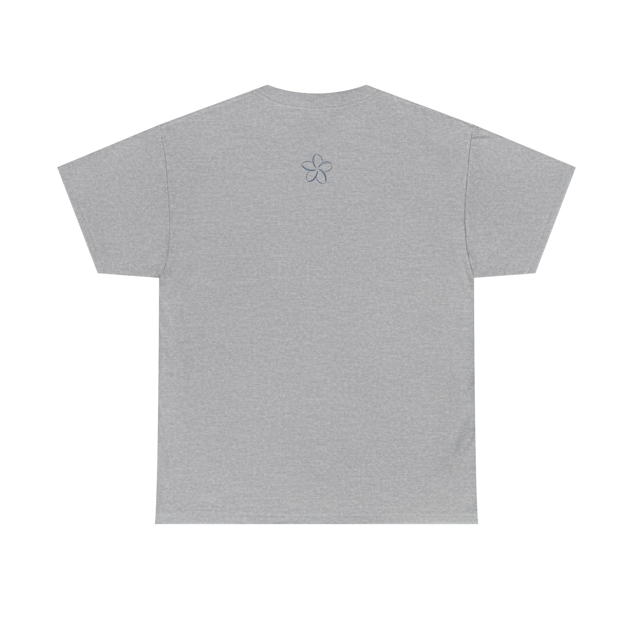 Pomelia Floral Logo Tee — Minimalist Flower Graphic T-Shirt