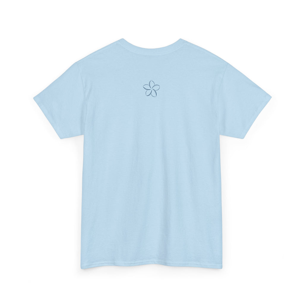 Pomelia Floral Logo Tee — Minimalist Flower Graphic T-Shirt