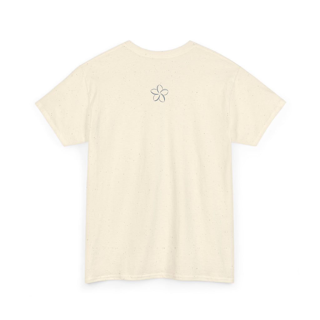 Pomelia Floral Logo Tee — Minimalist Flower Graphic T-Shirt