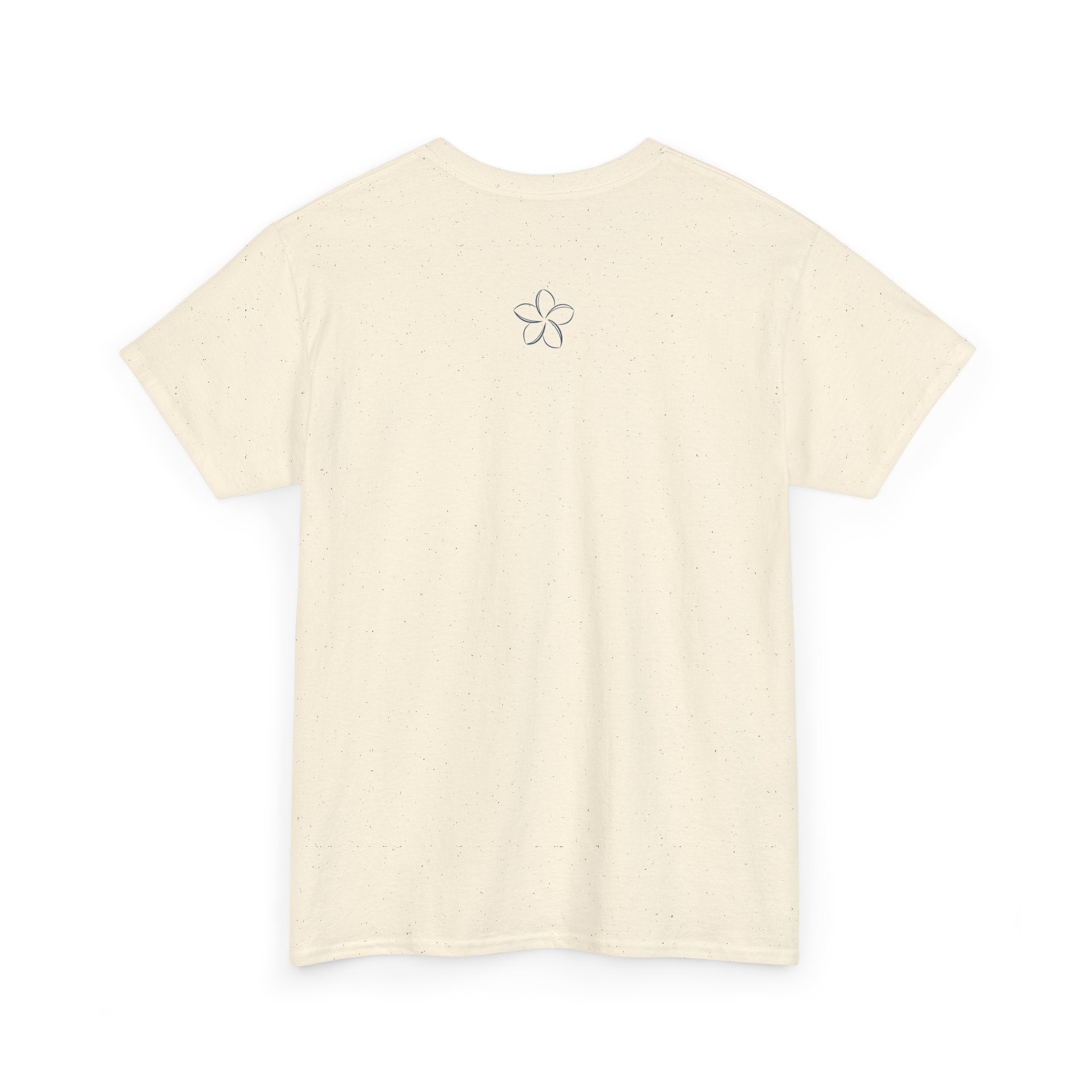Pomelia Floral Logo Tee — Minimalist Flower Graphic T-Shirt