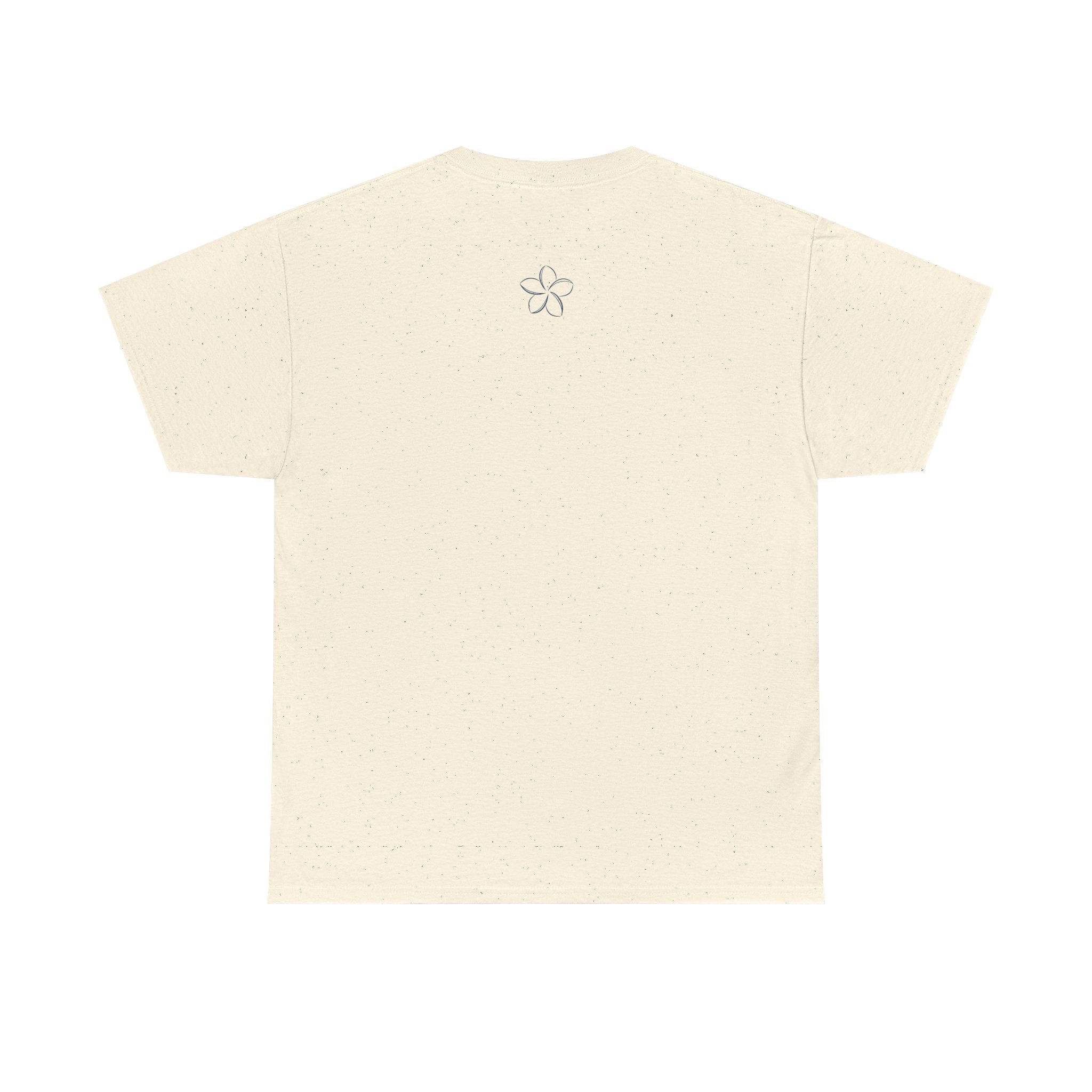 Pomelia Floral Logo Tee — Minimalist Flower Graphic T-Shirt