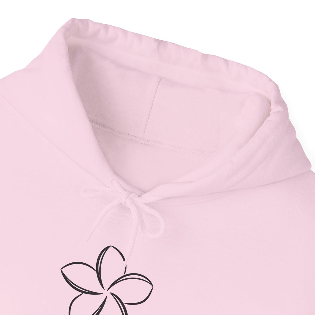 Pomelia Floral Hoodie — Minimal Flower Logo Sweatshirt
