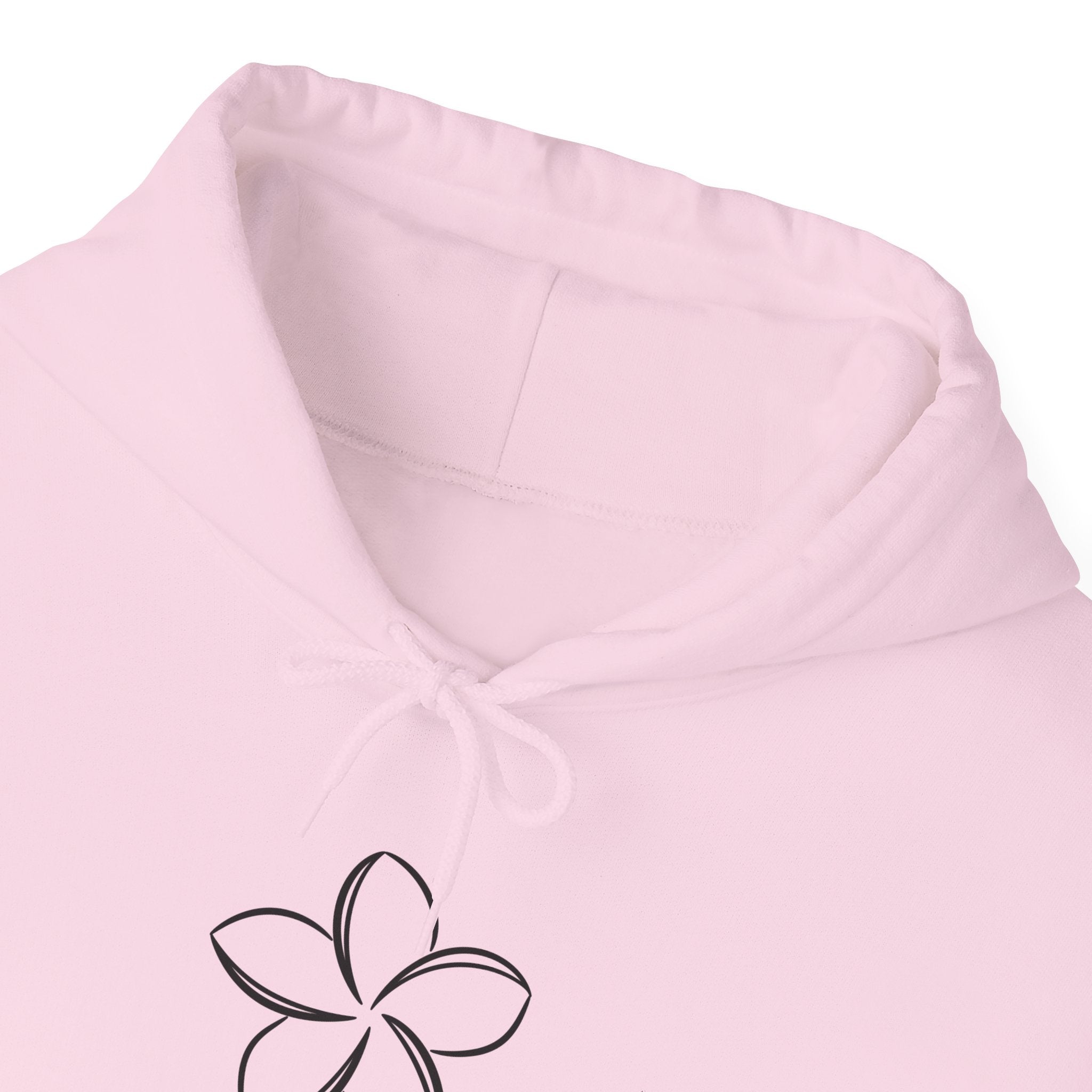 Pomelia Floral Hoodie — Minimal Flower Logo Sweatshirt