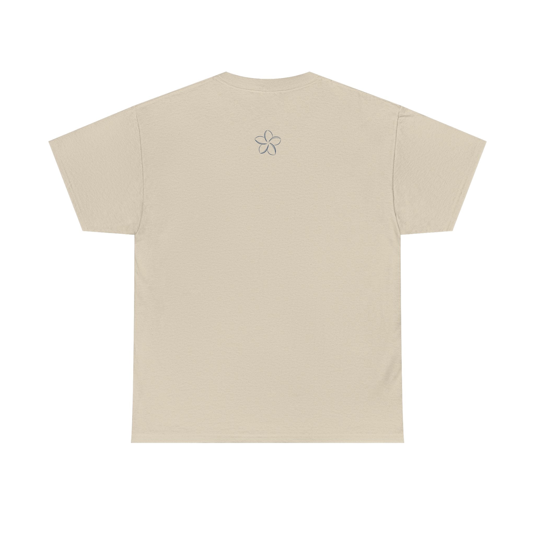 Pomelia Floral Logo Tee — Minimalist Flower Graphic T-Shirt