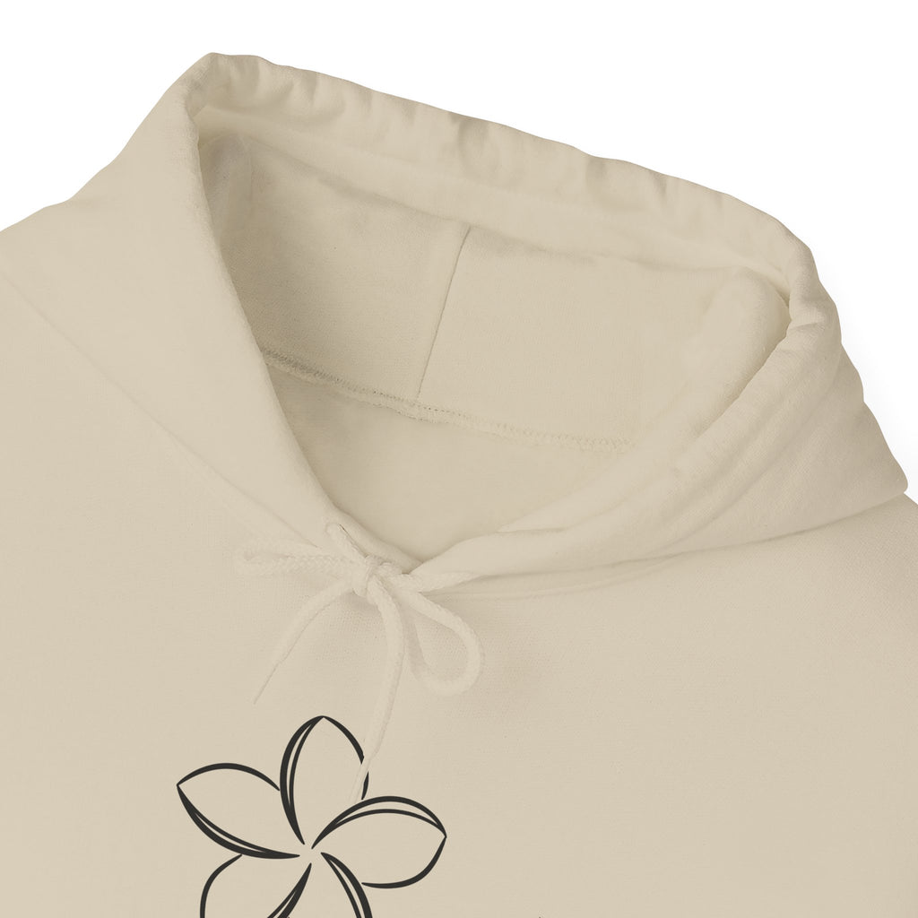 Pomelia Floral Hoodie — Minimal Flower Logo Sweatshirt